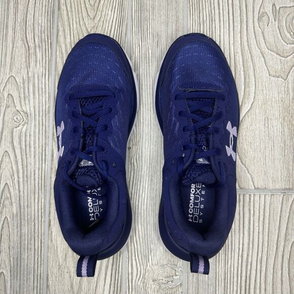 Under Armour Charged Assert 10 Running Shoes Womens 7.5 Blue 3026179-501 New - Picture 6 of 8